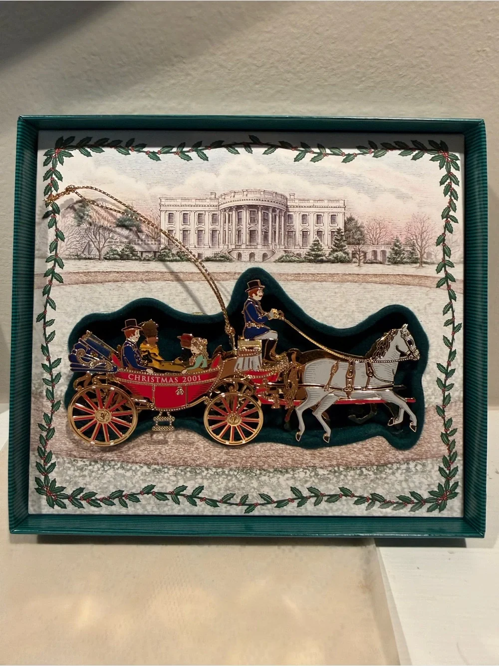 Christmas 2001 The White House Historical Association Ornament  in box